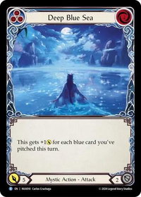 Deep Blue Sea (Blue) - Blitz Deck: Part the Mistveil - Nuu  #NUU018 - Rare Flesh and Blood Trading Card