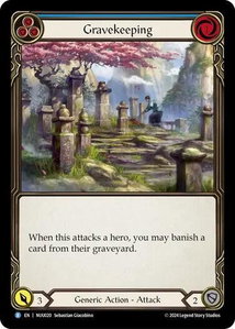 Gravekeeping - Blitz Deck: Part the Mistveil - Nuu  #NUU020 - Rare Flesh and Blood Trading Card