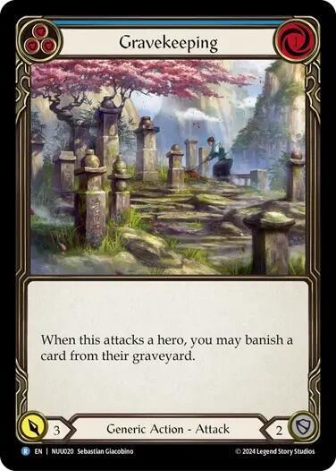 Gravekeeping - Blitz Deck: Part the Mistveil - Nuu Flesh and Blood trading card