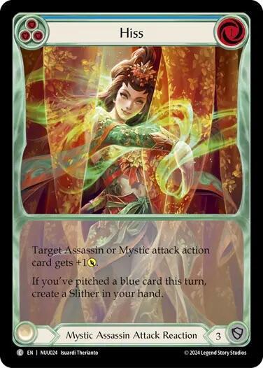 Hiss (Blue) - Blitz Deck: Part the Mistveil - Nuu Flesh and Blood trading card