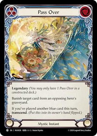 Pass Over - Blitz Deck: Part the Mistveil - Nuu  #NUU026 - Rare Flesh and Blood Trading Card