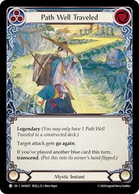 Path Well Traveled - Blitz Deck: Part the Mistveil - Nuu  #NUU027 - Common Flesh and Blood Trading Card