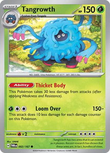 Tangrowth - SV06: Twilight Masquerade (TWM) #002/167 - Common Pokémon Trading Card