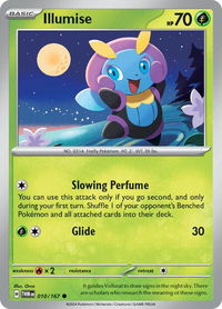 Illumise - SV06: Twilight Masquerade (TWM) #010/167 - Common Pokémon Trading Card