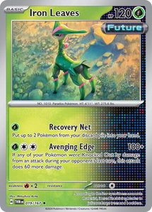 Iron Leaves - SV06: Twilight Masquerade (TWM) #019/167 - Rare Pokémon Trading Card
