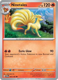 Ninetales - SV06: Twilight Masquerade (TWM) #027/167 - Common Pokémon Trading Card