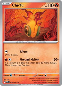 Chi-Yu - SV06: Twilight Masquerade (TWM) #039/167 - Uncommon Pokémon Trading Card