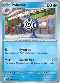 Poliwhirl - SV06: Twilight Masquerade (TWM) #042/167 - Common Pokémon Trading Card