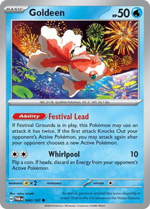 Goldeen - SV06: Twilight Masquerade (TWM) #044/167 - Common Pokémon Trading Card