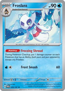 Froslass - 053/167 - SV06: Twilight Masquerade (TWM) #053/167 - Rare Pokémon Trading Card