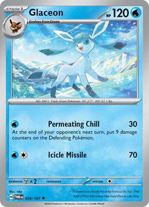 Glaceon - SV06: Twilight Masquerade (TWM) #054/167 - Uncommon Pokémon Trading Card