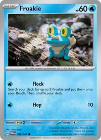 Froakie - SV06: Twilight Masquerade (TWM) #056/167 - Common Pokémon Trading Card