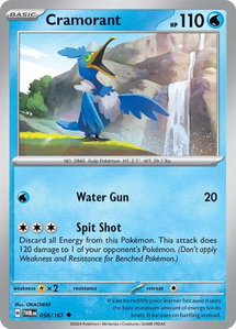 Cramorant - 058/167 - SV06: Twilight Masquerade (TWM) #058/167 - Uncommon Pokémon Trading Card