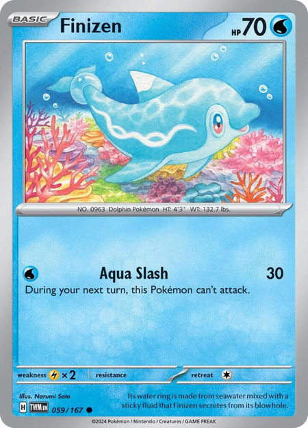 Finizen - SV06: Twilight Masquerade Pokémon trading card