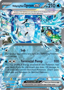 Wellspring Mask Ogerpon ex - 064/167 - SV06: Twilight Masquerade (TWM) #064/167 - Double Rare Pokémon Trading Card