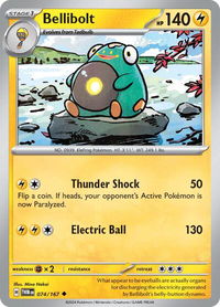 Bellibolt - SV06: Twilight Masquerade (TWM) #074/167 - Uncommon Pokémon Trading Card