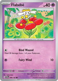 Flabebe - SV06: Twilight Masquerade (TWM) #086/167 - Common Pokémon Trading Card