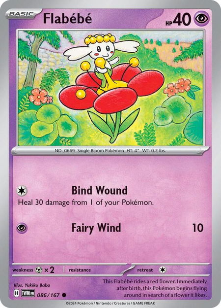 Flabebe - SV06: Twilight Masquerade Pokémon trading card