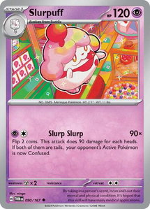 Slurpuff - SV06: Twilight Masquerade (TWM) #090/167 - Uncommon Pokémon Trading Card