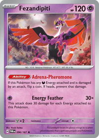 Fezandipiti - SV06: Twilight Masquerade (TWM) #096/167 - Rare Pokémon Trading Card