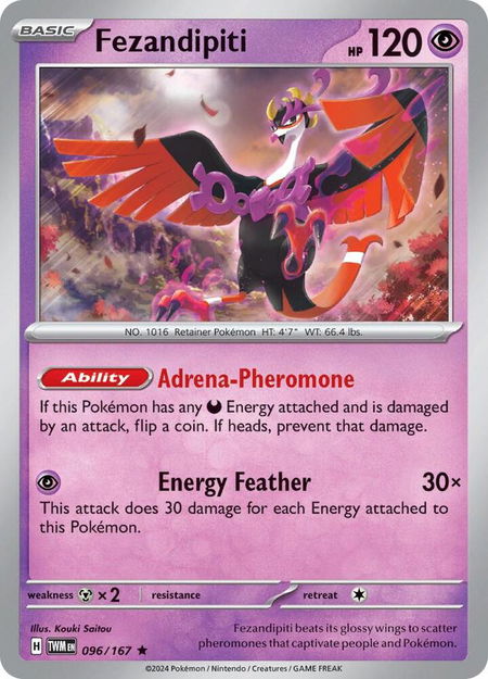 Fezandipiti - SV06: Twilight Masquerade Pokémon trading card