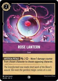Rose Lantern - Ursula's Return (4) #65/204 - Common Disney Lorcana Trading Card