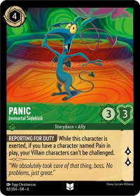 Panic - Immortal Sidekick - Ursula's Return (4) #82/204 - Uncommon Disney Lorcana Trading Card