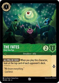 The Fates - Only One Eye - Ursula's Return (4) #89/204 - Common Disney Lorcana Trading Card