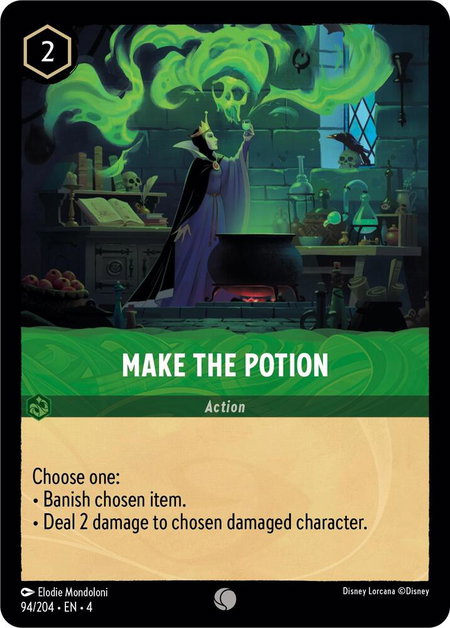 Make the Potion - Ursula's Return Disney Lorcana trading card