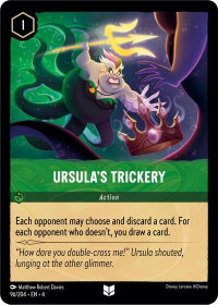 Ursula's Trickery - Ursula's Return (4) #96/204 - Uncommon Disney Lorcana Trading Card