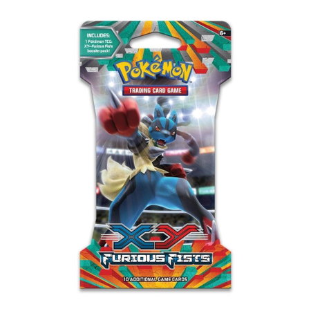 Furious Fists Sleeved Booster Pack - XY - Furious Fists Pokémon trading card