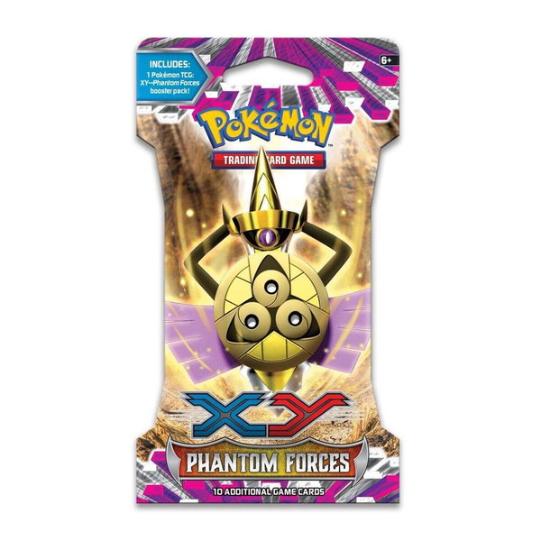 Phantom Forces Sleeved Booster Pack trading card from XY - Phantom Forces Phantom Forces Sleeved Booster Pack - XY - Phantom Forces Pokémon trading card
