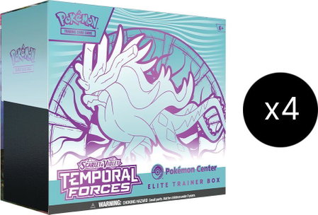Temporal Forces Pokemon Center Elite Trainer Box Case (Exclusive) [Walking Wake] - SV05: Temporal Forces Pokémon trading card