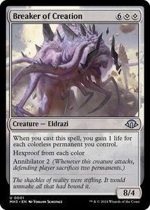 Breaker of Creation - Modern Horizons 3 (MH3) #1 - Uncommon Magic: The Gathering Trading Card