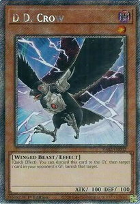 D.D. Crow (Platinum Secret Rare) - 25th Anniversary Rarity Collection II (RA02) #RA02-EN002 - Platinum Secret Rare YuGiOh Trading Card