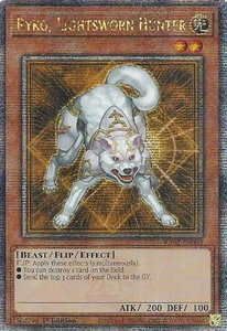 Ryko, Lightsworn Hunter (Quarter Century Secret Rare) - 25th Anniversary Rarity Collection II (RA02) #RA02-EN003 - Quarter Century Secret Rare YuGiOh Trading Card