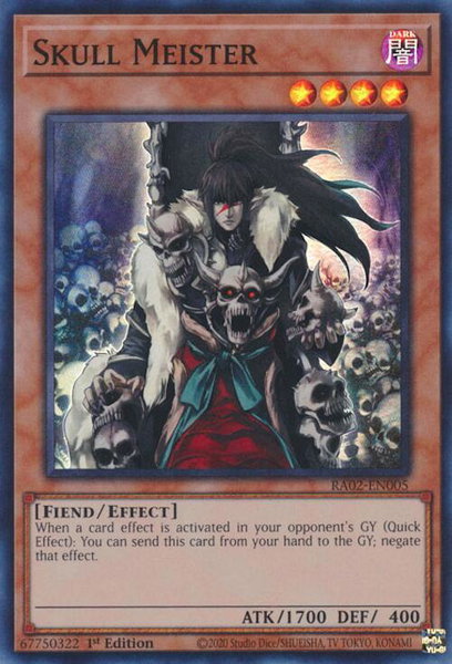 Skull Meister trading card from 25th Anniversary Rarity Collection II Skull Meister - 25th Anniversary Rarity Collection II YuGiOh trading card