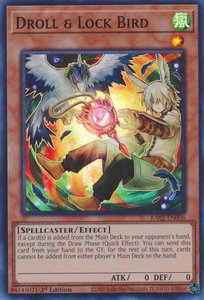 Droll & Lock Bird (Alternate Art) - 25th Anniversary Rarity Collection II (RA02) #RA02-EN006 - Super Rare YuGiOh Trading Card