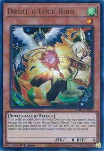 Droll & Lock Bird (Alternate Art) (UR) - 25th Anniversary Rarity Collection II (RA02) #RA02-EN006 - Ultra Rare YuGiOh Trading Card