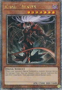 Chaos Hunter (Quarter Century Secret Rare) - 25th Anniversary Rarity Collection II (RA02) #RA02-EN007 - Quarter Century Secret Rare YuGiOh Trading Card