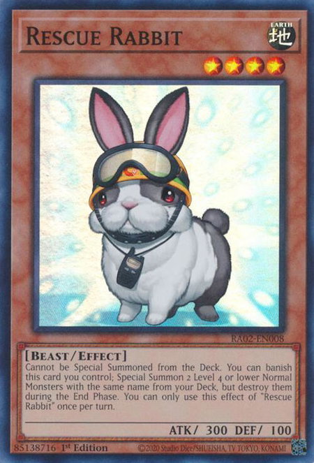 Rescue Rabbit - 25th Anniversary Rarity Collection II YuGiOh trading card