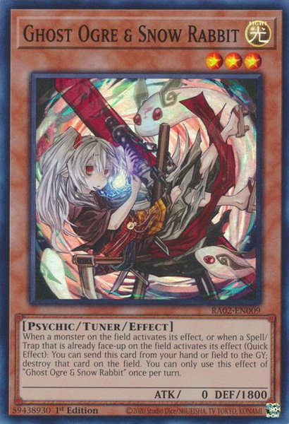 Ghost Ogre & Snow Rabbit (Alternate Art) trading card from 25th Anniversary Rarity Collection II Ghost Ogre & Snow Rabbit (Alternate Art) - 25th Anniversary Rarity Collection II YuGiOh trading card