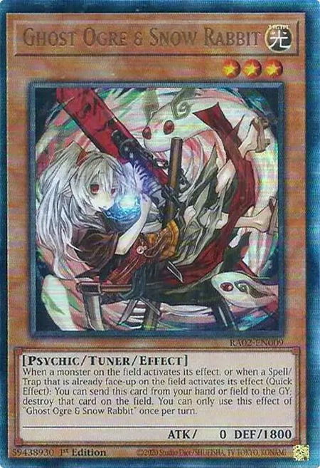 Ghost Ogre & Snow Rabbit (Alternate Art) (PUR) - 25th Anniversary Rarity Collection II YuGiOh trading card