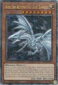 Blue-Eyes Alternative White Dragon (Quarter Century Secret Rare) - 25th Anniversary Rarity Collection II (RA02) #RA02-EN010 - Quarter Century Secret Rare YuGiOh Trading Card