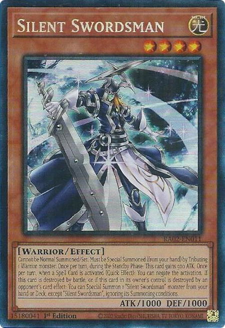 Silent Swordsman (PCR) - 25th Anniversary Rarity Collection II YuGiOh trading card