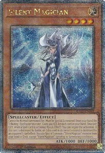Silent Magician (Quarter Century Secret Rare) - 25th Anniversary Rarity Collection II (RA02) #RA02-EN012 - Quarter Century Secret Rare YuGiOh Trading Card