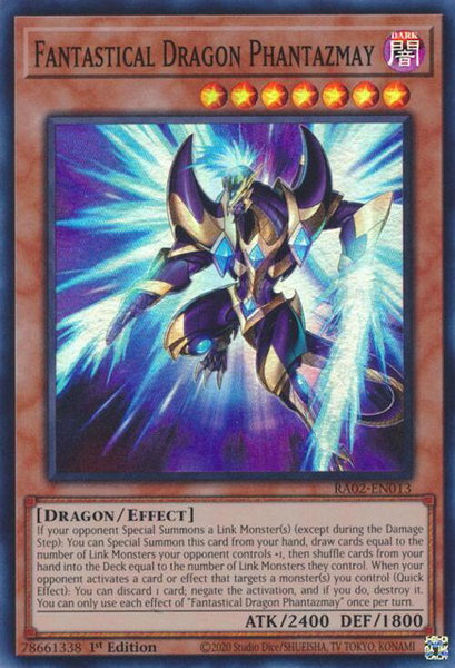 Fantastical Dragon Phantazmay (Alternate Art) trading card from 25th Anniversary Rarity Collection II Fantastical Dragon Phantazmay (Alternate Art) - 25th Anniversary Rarity Collection II YuGiOh trading card