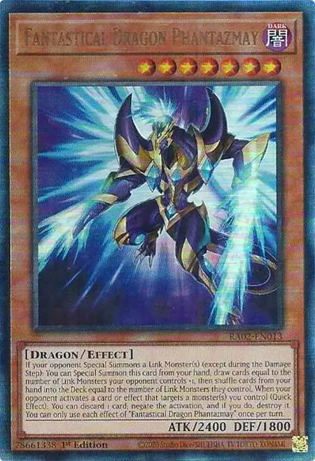 Fantastical Dragon Phantazmay (Alternate Art) (PUR) - 25th Anniversary Rarity Collection II YuGiOh trading card