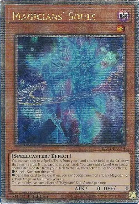 Magicians' Souls (Quarter Century Secret Rare) - 25th Anniversary Rarity Collection II YuGiOh trading card