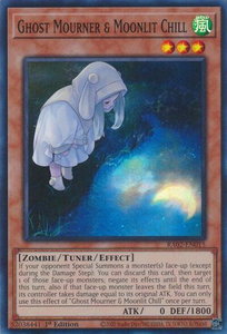 Ghost Mourner & Moonlit Chill (Alternate Art) - 25th Anniversary Rarity Collection II (RA02) #RA02-EN015 - Super Rare YuGiOh Trading Card